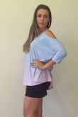 blusa azul